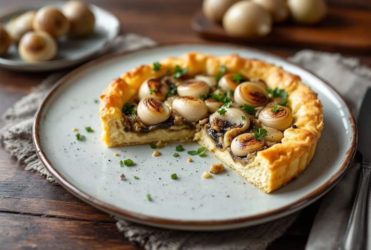 Tarte escargots et poireaux : la recette élégante prête en 30 Min