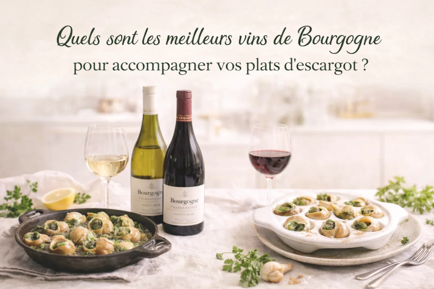 Quels sont les meilleurs vins de Bourgogne pour accompagner vos plats d&rsquo;escargot ?